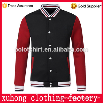 casual plain fashionable winter American college mens sports jacket